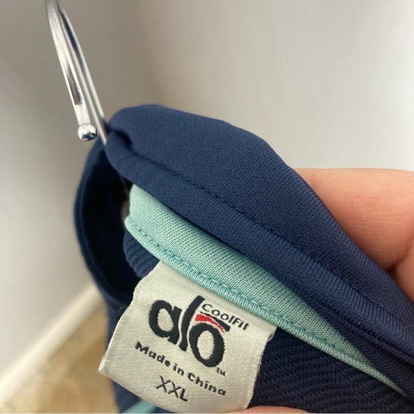 Alo Size XXL Women's Zip Up Track Jacket Blue - Picture 5 of 8